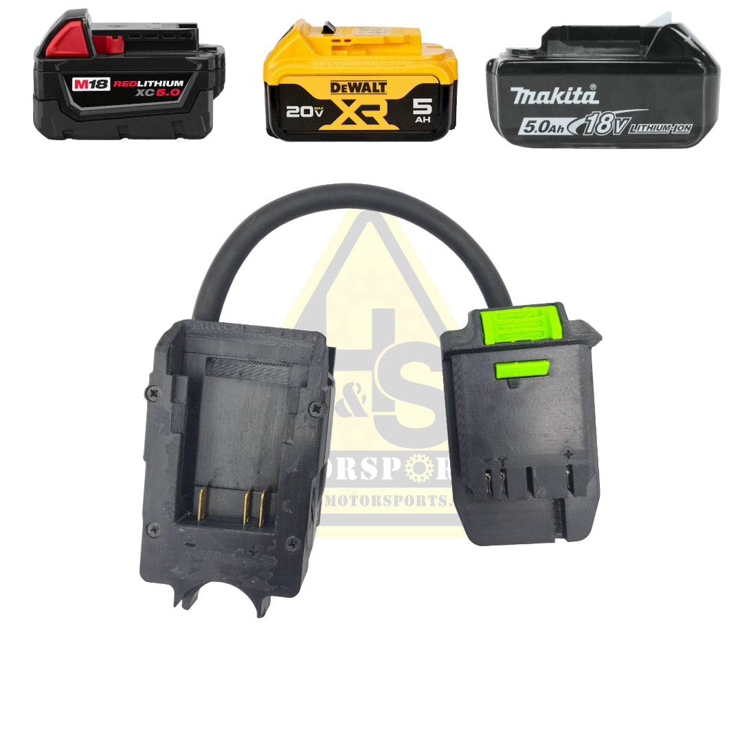 Makita Battery Milwaukee 12 Volt Battery Adapter STACYC Cable