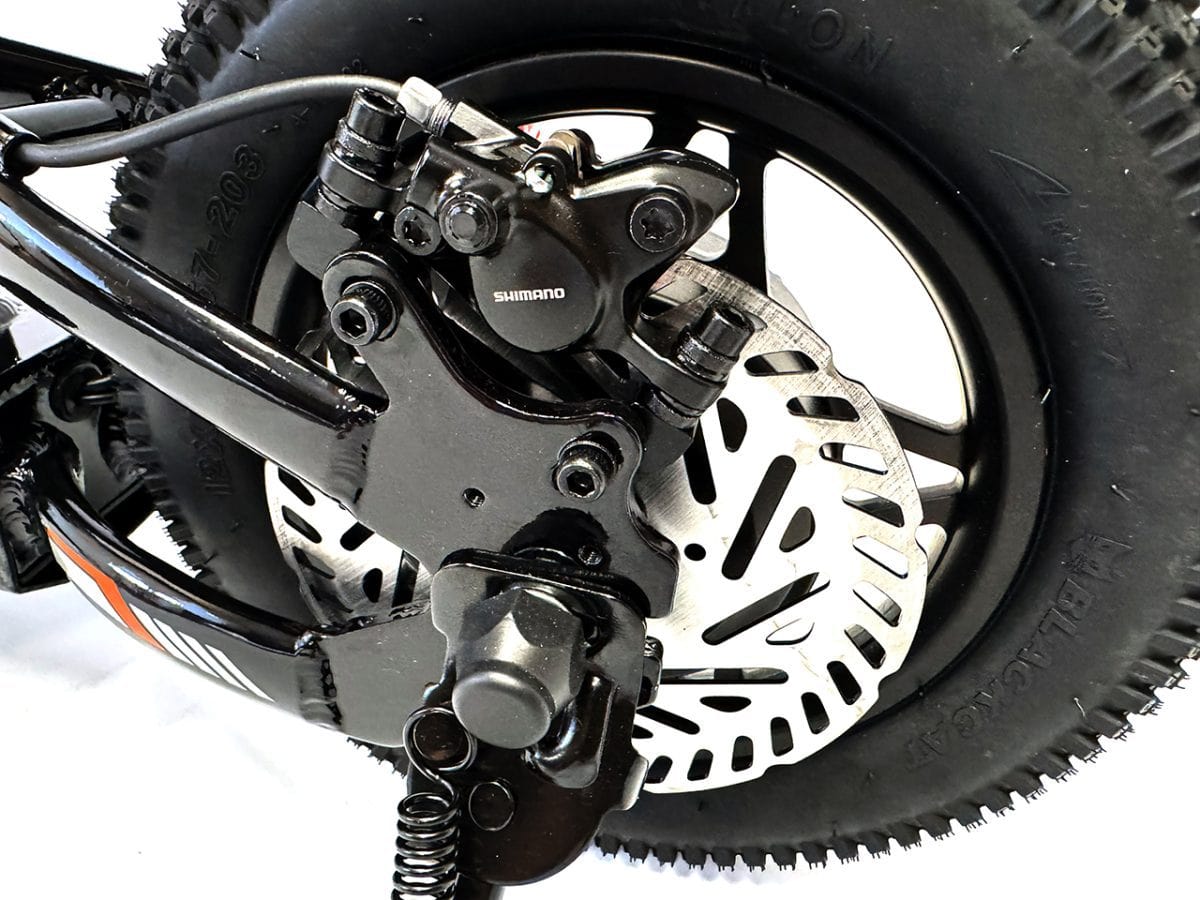 Orion e12X — rear hydraulic disc brake