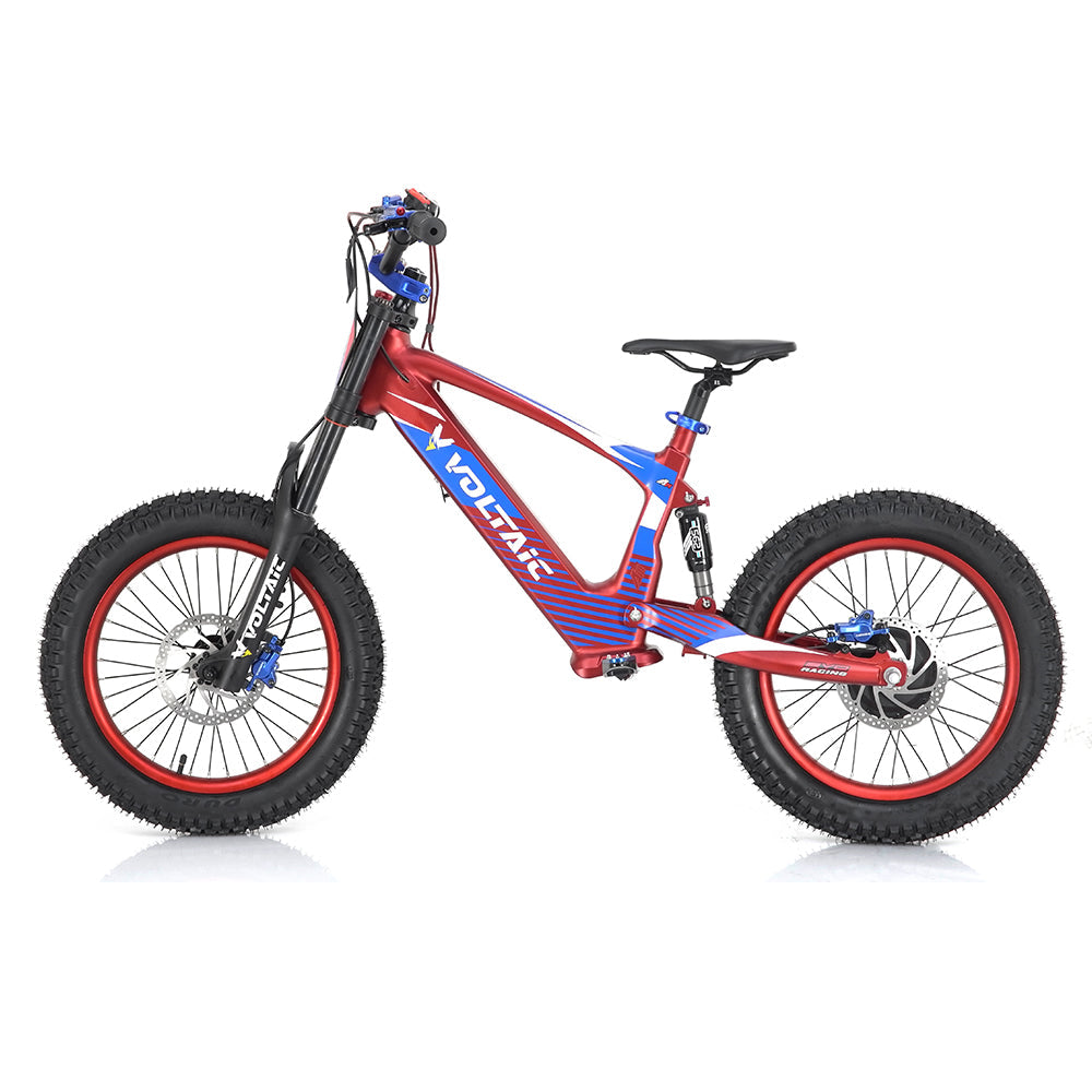 fox travel kinderfahrrad Voltaic Youth Electric Dirt Bike 18'' Flying Fox Gray