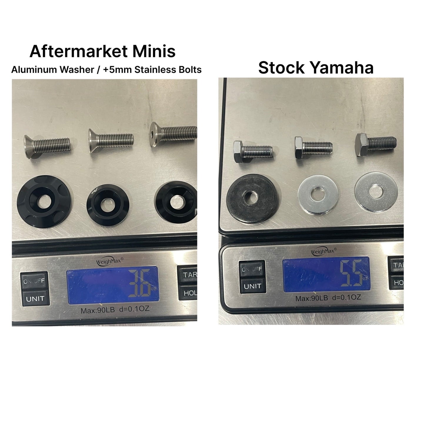 PW50 Aftermarket Minis Top Clamp Mounting Bolt Kit