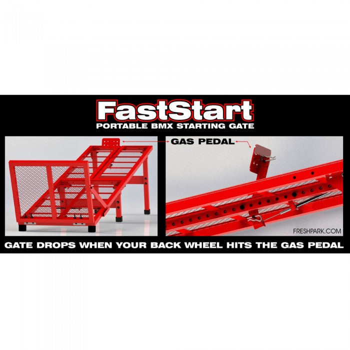  FastStart Portable BMX  Starting Gate with Grip Tape