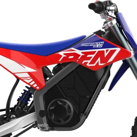 RFN Warrior Youth SX-E2 12/10 — Brushless power. A 48V platform.
