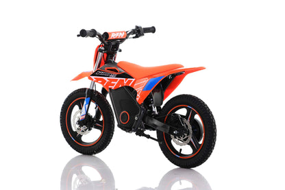 RFN Warrior SX-E350 electric dirt bike in orange