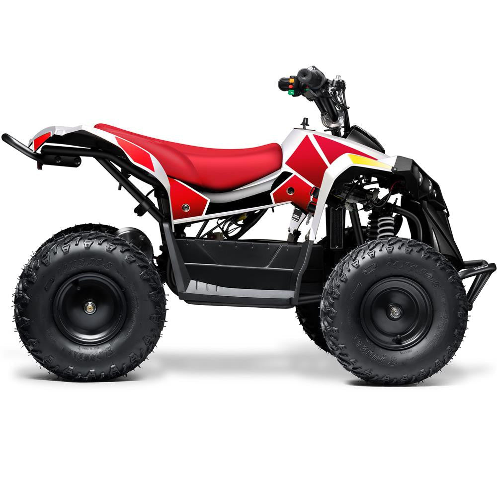 MotoTec E-Bully 36v ATV White